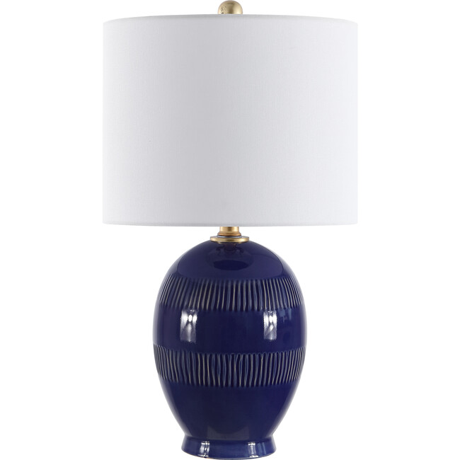 Liney Table Lamp, Blue