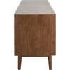 Tomas Mid-Century Media Stand, Brown - Storage - 4