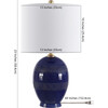 Liney Table Lamp, Blue - Lighting - 3