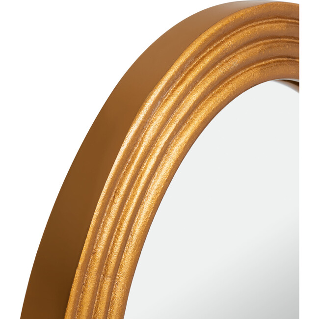 Jeanelle Oval Gold Mirror, Gold - Mirrors - 3