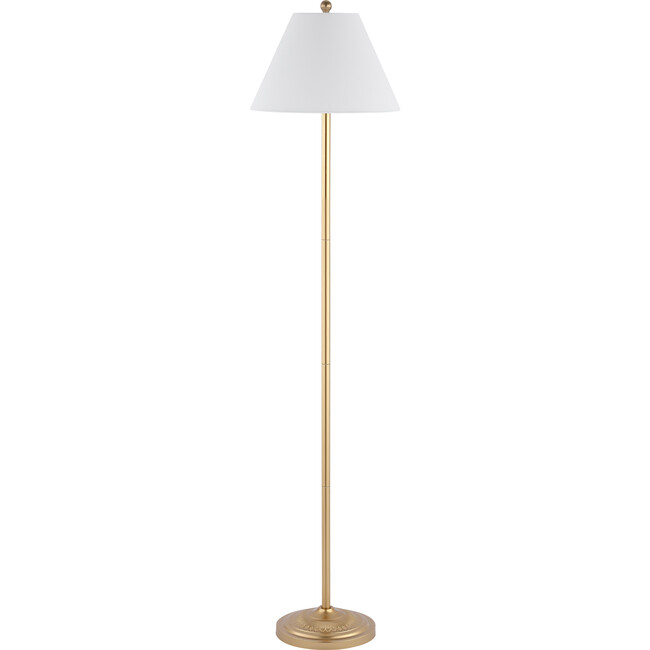 Hallie Floor Lamp, Gold - Lighting - 1
