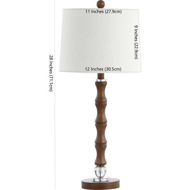 Lukas Table Lamp, Brown - Lighting - 3