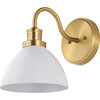 Genetta Wall Sconce, Gold - Lighting - 1 - thumbnail