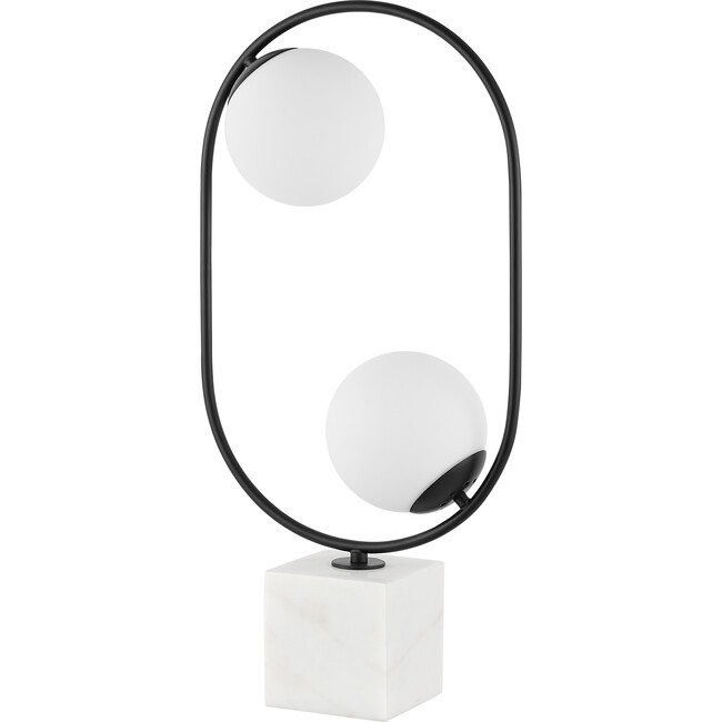 Imrie Table Lamp, White