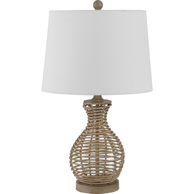 Flora Table Lamp, Brown