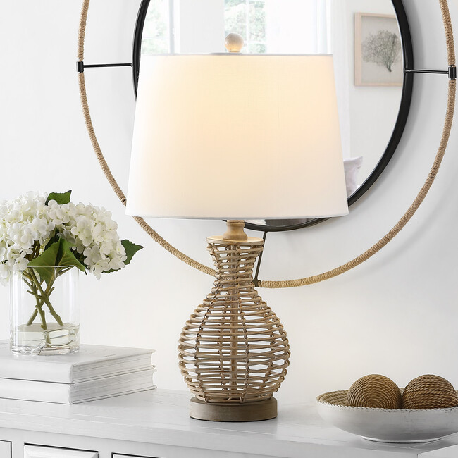 Flora Table Lamp, Brown - Lighting - 2