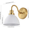 Genetta Wall Sconce, Gold - Lighting - 3