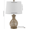 Flora Table Lamp, Brown - Lighting - 3