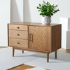 Elissa Mid-Century Small Media Stand, Brown - Storage - 2