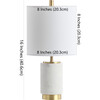 Davion Table Lamp, Metallic - Lighting - 3