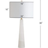 Delilah Table Lamp, White - Lighting - 4