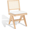 Colette Rattan Dining Chair, Set Of 2, Light Brown - Accent Seating - 2