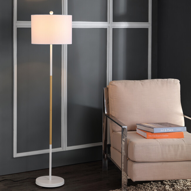 Melrose Floor Lamp, White - Lighting - 2