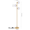 Devlyn Floor Lamp, Gold - Lighting - 3