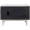 Elissa Mid-Century Small Media Stand, White - Storage - 7