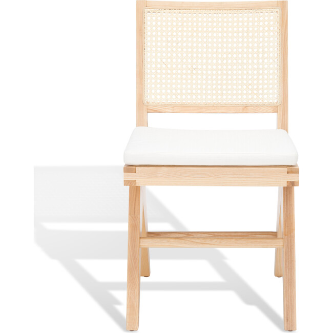 Colette Rattan Dining Chair, Set Of 2, Light Brown - Accent Seating - 3