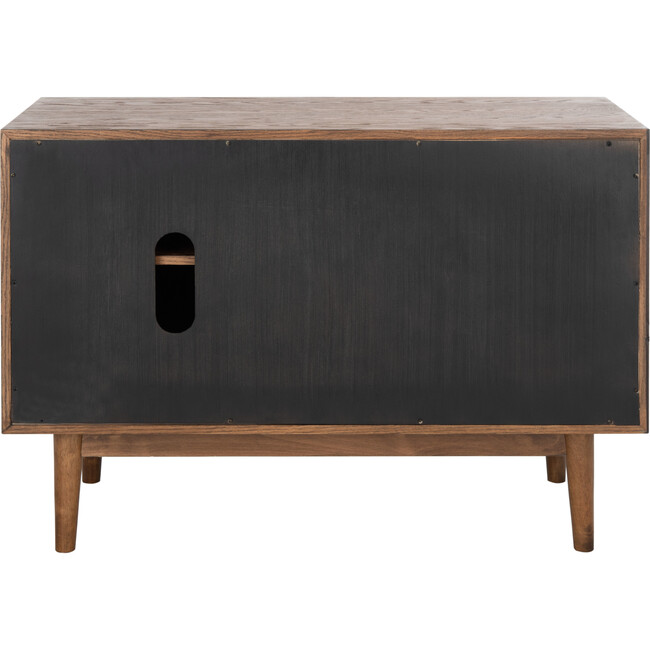 Elissa Mid-Century Small Media Stand, Brown - Storage - 8