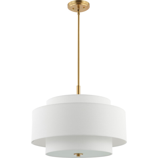 Cambrie Chandelier, White
