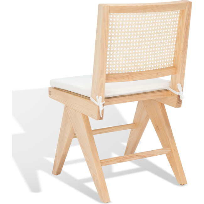 Colette Rattan Dining Chair, Set Of 2, Light Brown - Accent Seating - 5
