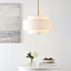 Cambrie Chandelier, White - Lighting - 2