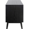 Elissa Mid-Century Small Media Stand, Black - Storage - 4