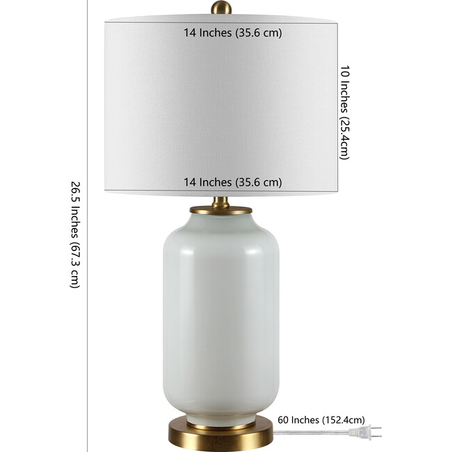 Amaia Table Lamp, White - Lighting - 3