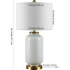 Amaia Table Lamp, White - Lighting - 3