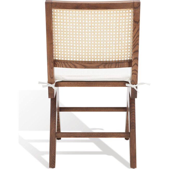 Colette Rattan Dining Chair, Set Of 2, Dark Brown - Accent Seating - 8