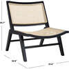 Auckland Rattan Accent Chair, Black - Accent Seating - 7
