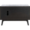 Elissa Mid-Century Small Media Stand, Black - Storage - 7