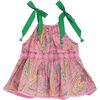 Teddy Tie Sleeveless Blouse, Pink - Blouses - 1 - thumbnail