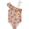 Andie Frill Swimsuit, Orange - One Pieces - 1 - thumbnail