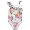 Rose Pattie Swimsuit, Cream - One Pieces - 1 - thumbnail
