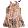 Anneke Lace Halter Dress, Orange - Dresses - 1 - thumbnail
