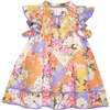 Pattie Frill Flared Dress, Multicolor - Dresses - 1 - thumbnail
