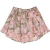 Jeannie Wrap Frill Skirt, Pink - Skirts - 1 - thumbnail