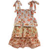 Andie Tiered Dress, Orange - Dresses - 2