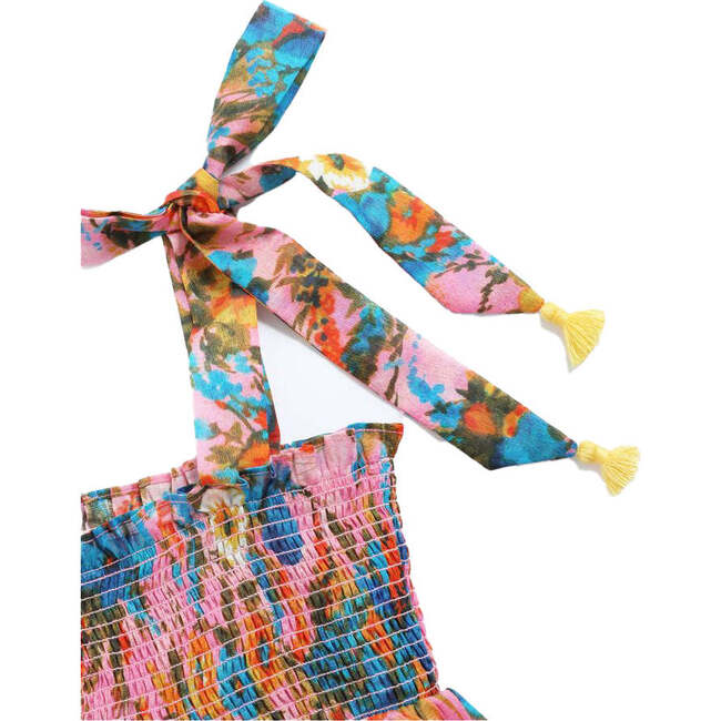 Estelle Tiered Dress, Multicolor