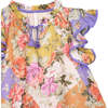 Pattie Frill Flared Dress, Multicolor - Dresses - 3