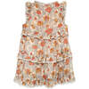 Andie Tiered Floral Dress, Orange - Dresses - 2