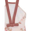Rosa Stripe Swimsuit, Pink - One Pieces - 4