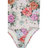 Rose Pattie Swimsuit, Cream - One Pieces - 4