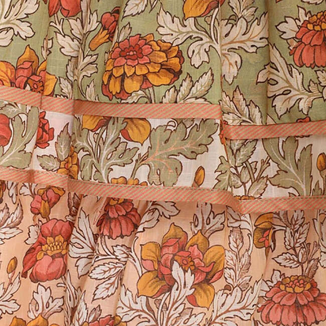 Andie Tiered Dress, Orange - Dresses - 4
