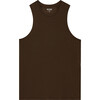Women's Toni Jersey Tank, Dark Chocolate - T-Shirts - 1 - thumbnail