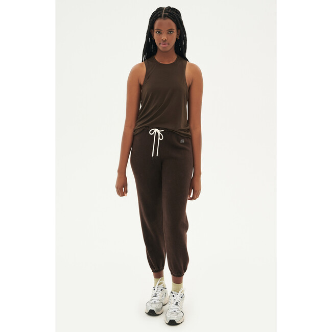 Women's Toni Jersey Tank, Dark Chocolate - T-Shirts - 4