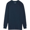 Women's Warm Up Fleece Tunic, Indigo - Sweatshirts - 1 - thumbnail
