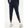 Women's Reena Fleece 7/8 Sweatpant, Indigo/Vintage White - Sweatpants - 2
