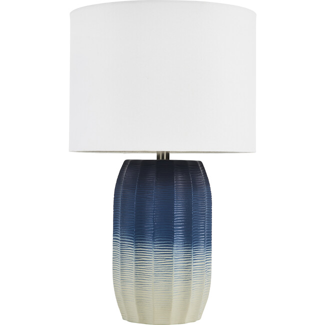 Adley Table Lamp, Blue