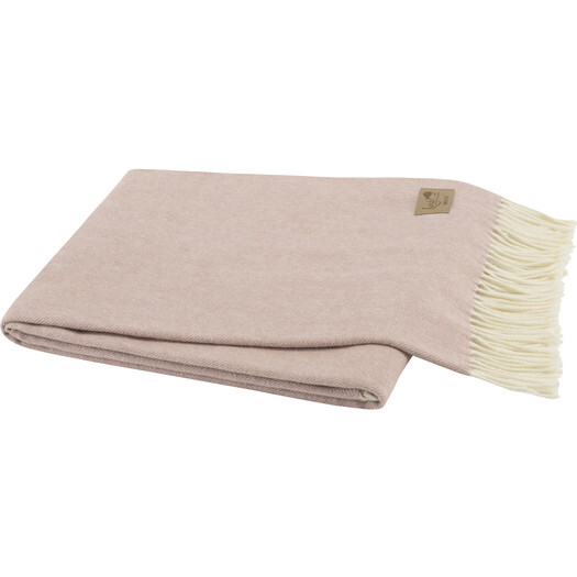 Herringbone Throw, Rose Quartz - Throws - 1