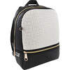 Starter Backpack, Black & White - Backpacks - 1 - thumbnail